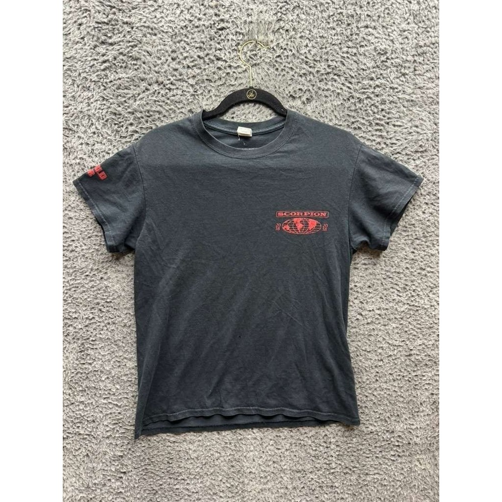 Drake Scorpion 2018 World Tour Graphic Short Sleeve T-Shirt Black Mens Size S
